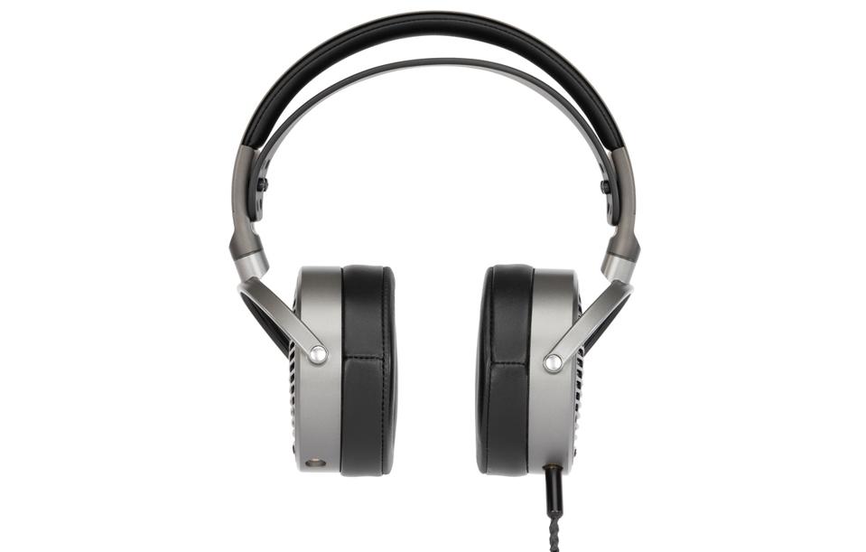 Audeze MM-100 headphones angled side view showcasing their durable construction and luxury build