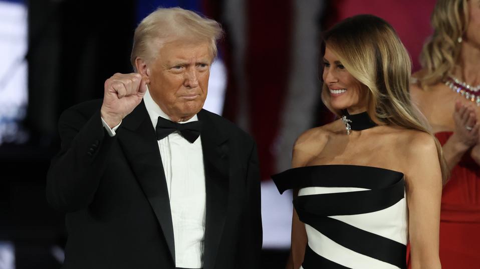 Newly-Sworn In President Donald Trump Attends Inaugural Balls