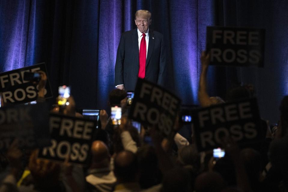 Trump and Ross Ulbricht