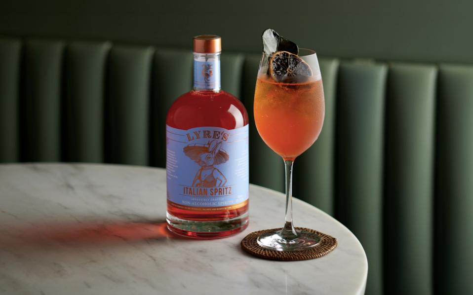 non alcoholic aperol spritz