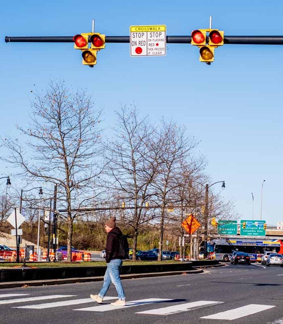 Crosswalk Signal Triangular Some Crosswalk Signals Work Better Than Others, New Study Shows
