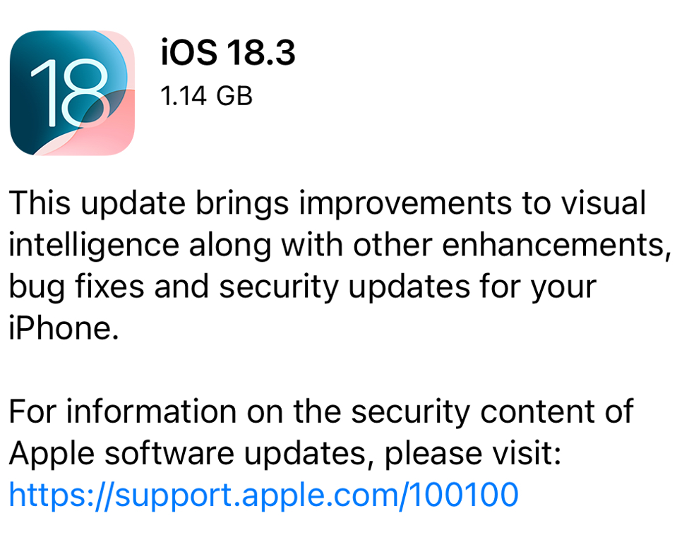 Update iOS 18.3 Segera Untuk Amankan iPhone dari Serangan Serius