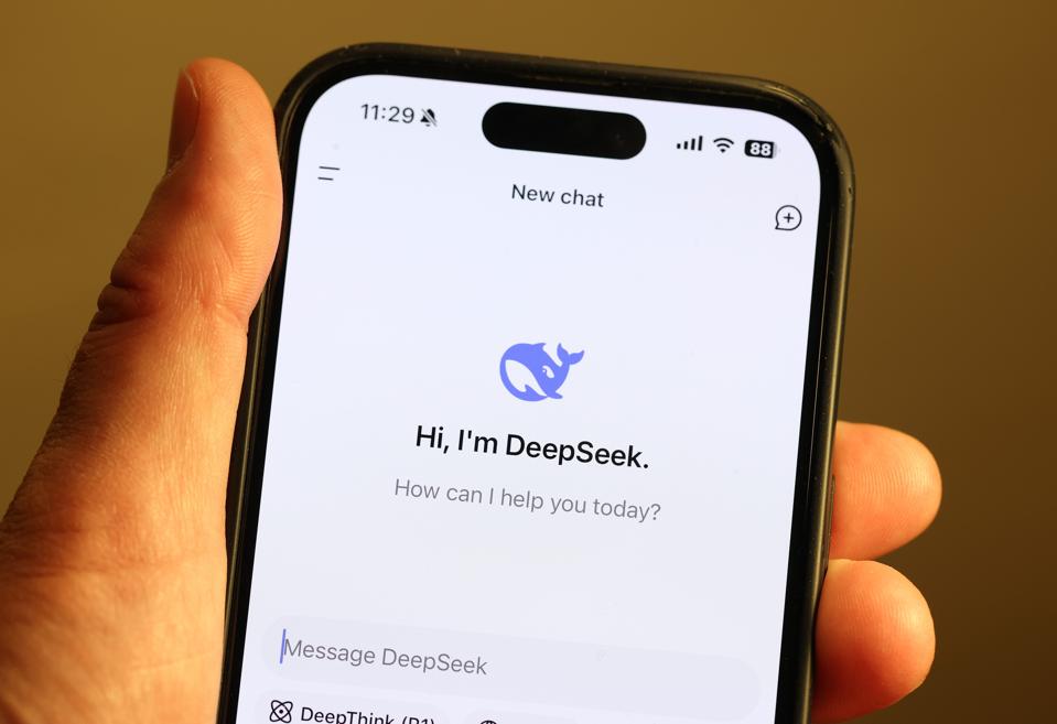Newly Launched Chinese AI App DeepSeek Causes U.S. Tech Stocks To Tumble, Amid Its Rapid Rise To #1 In Apple's App Store