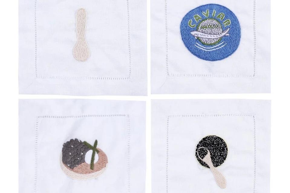 Chefanie Caviar Cocktail Napkins