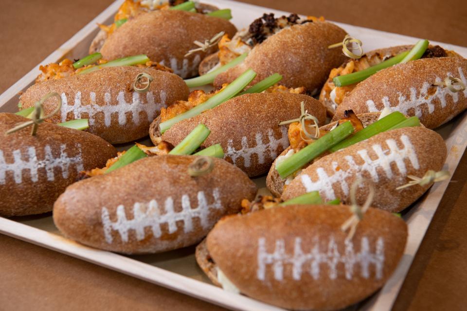 Breads Bakery buffalo cauliflower sliders