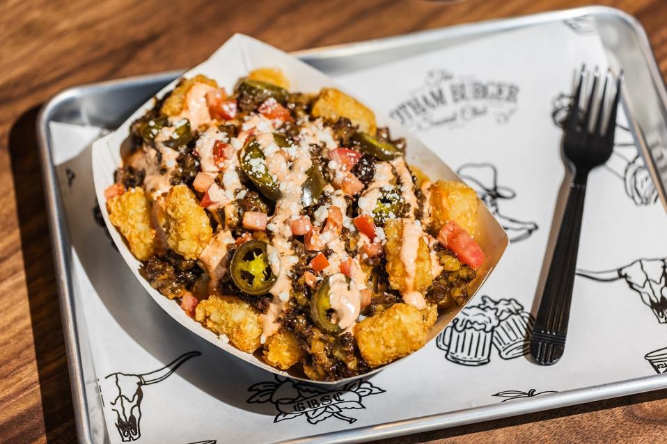Totchos at Gotham Burger Social Club