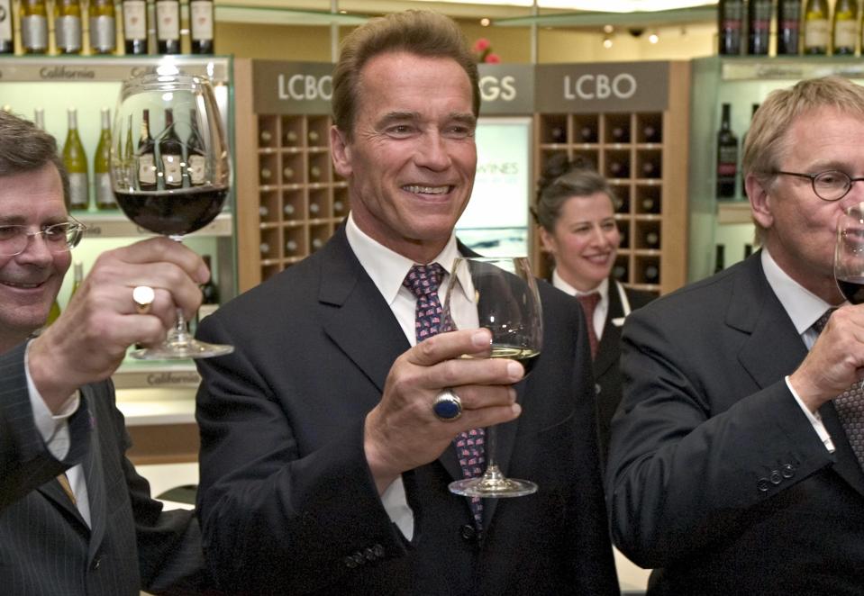 California Governor Arnold Schwarzenegger Toronto
