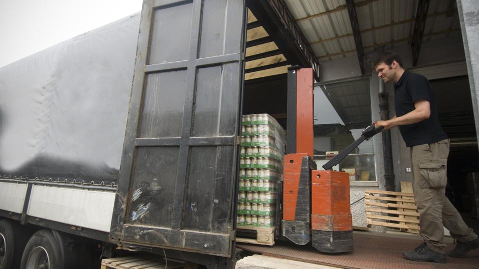 Loading a truck