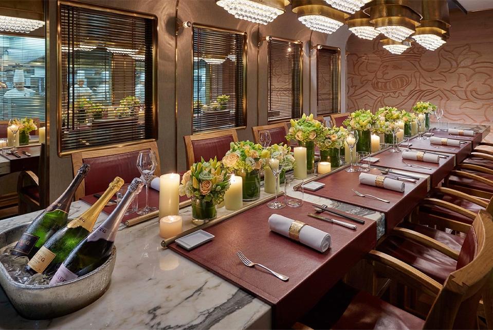 Culinary collaborations happen at Mandarin Oriental, Hong Kong’s The Krug Room.