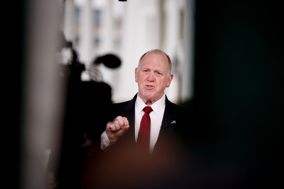 Border Czar Tom Homan Speaks To The Media Outside The West Wing Of The White House