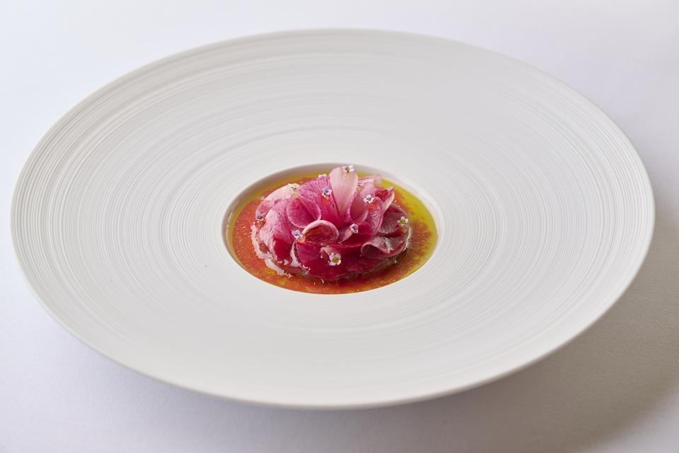 Tuna w_ Blood Orange and Watermelon Radish(1)