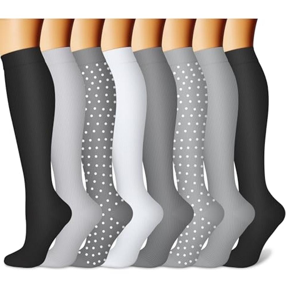 Compression Socks Women White Cuangya Women's Compression Hiking