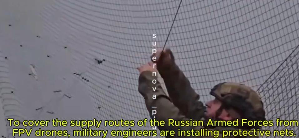 Terowongan Jaring Anti-Drone Rusia di Bakhmut: Upaya Besar tapi Kurang Efektif