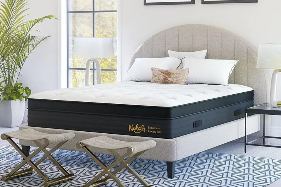 The Nolah Evolution 15 Mattress on a bed frame.