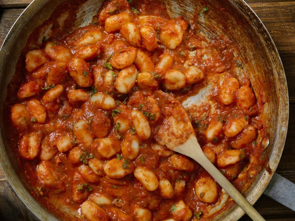 Gnocchi in a Tomato and Herb Sauce with Parmesan