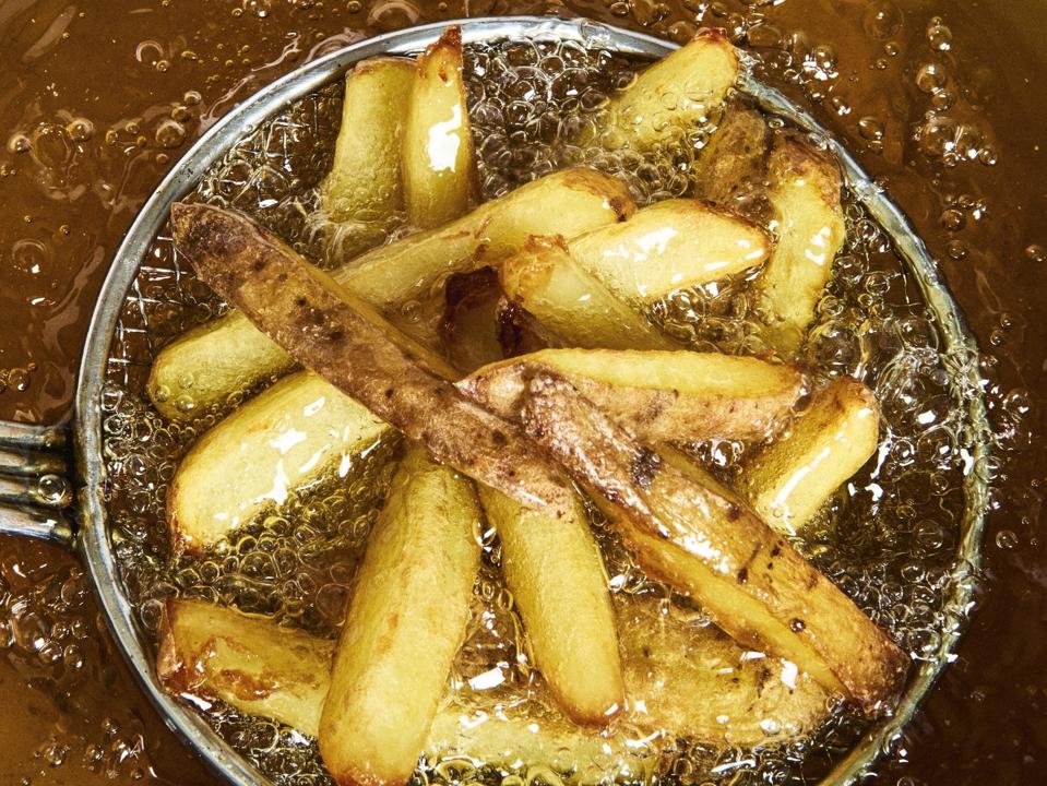 Frying with olive oil can yield delicious results