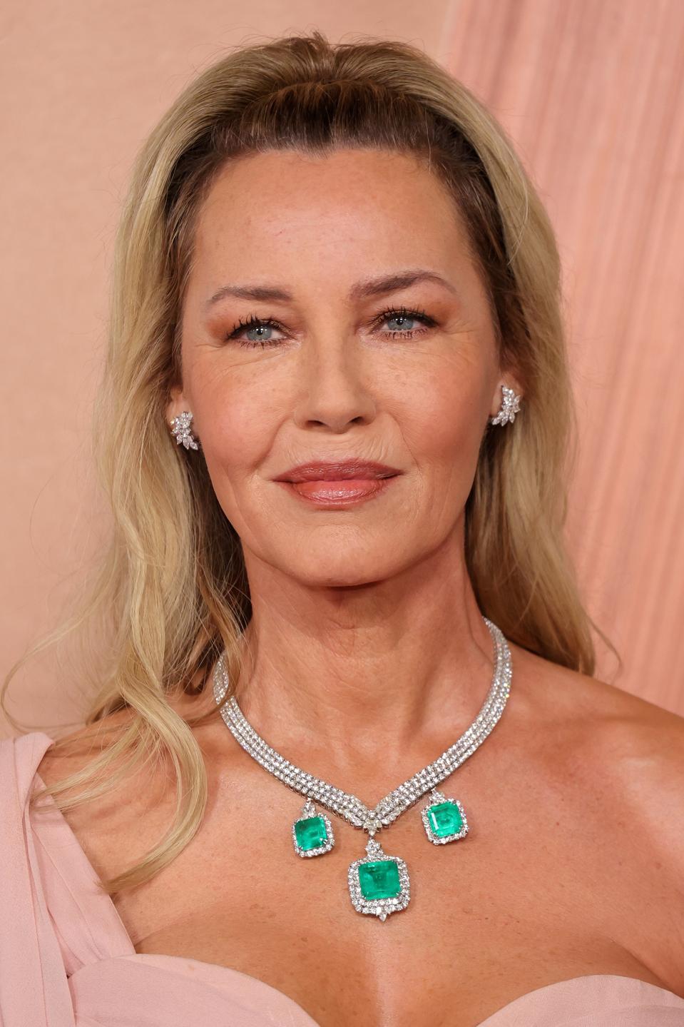 Connie Nielsen  in jewels from Joseph Saidian & Sons, Zydo and Kallati.