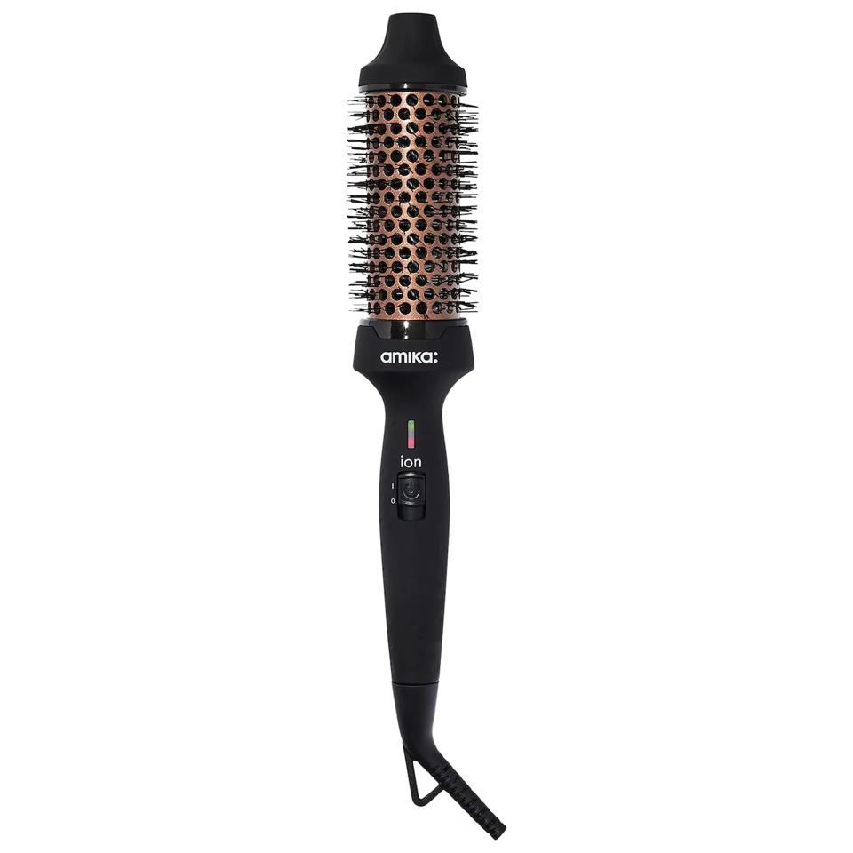 Curly Hair Amika Round Brush Blow Dryer AMIKA Blowout Babe Thermal