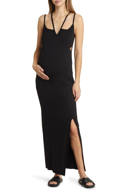 strapless open back dress Open Belly Dress main image 0