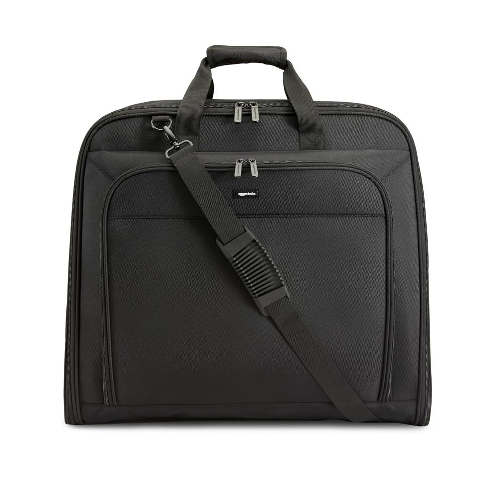 best men's travel bags for suits BALEINE Garment Bag, Travel Suit Bag Men, Water Resistant Carry on Garment Bag for Hanging Clothes, Garment Duffel Bag for Travel Business (Black, 42") : Clothing, Shoes & Jewelry lasting durability against business trips or vacation MATEIN Garment Bags for Travel,