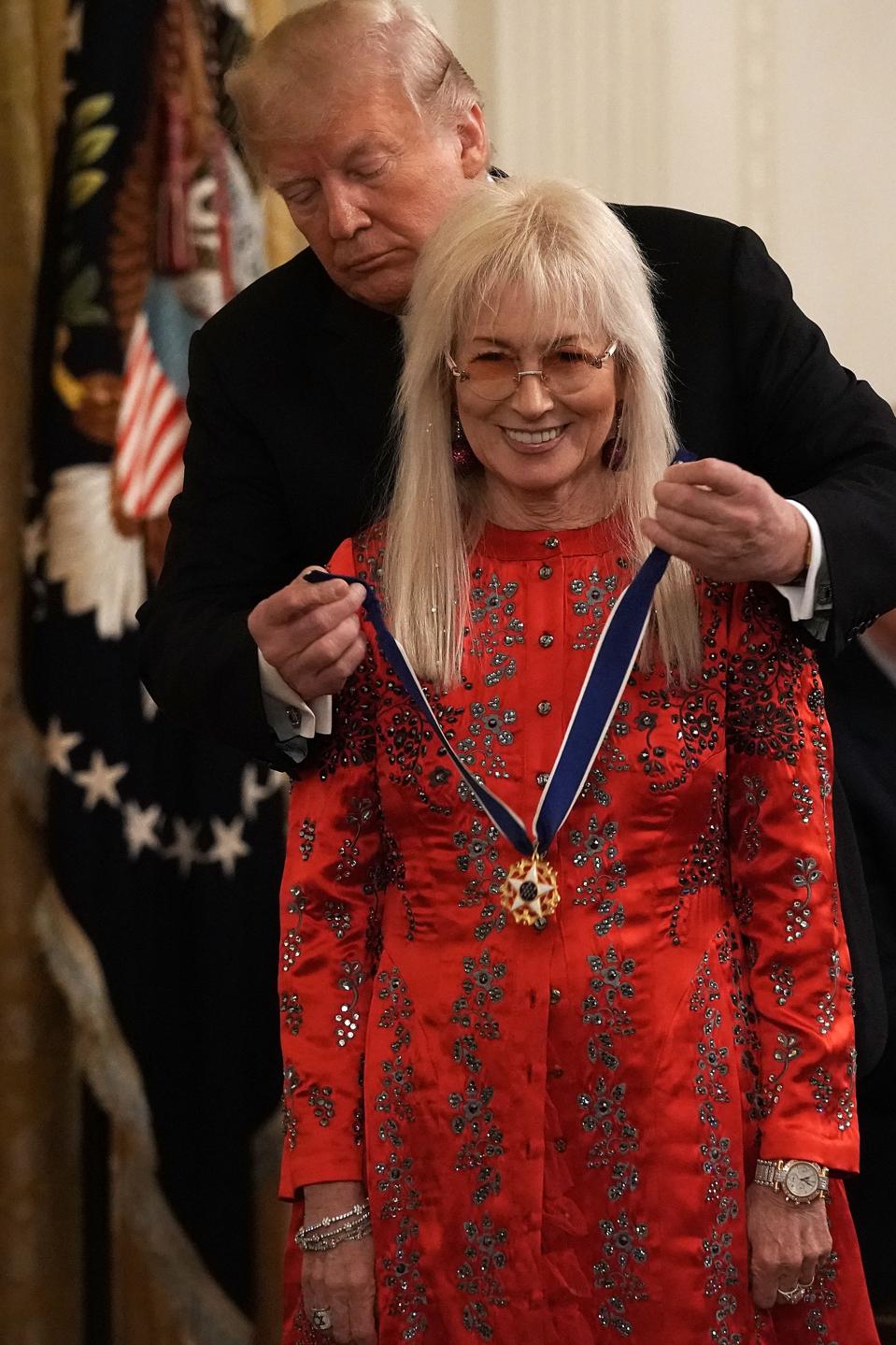 Trump Bestows Honors To Prominent Americans At Presidential Medal Of Freedom Ceremony