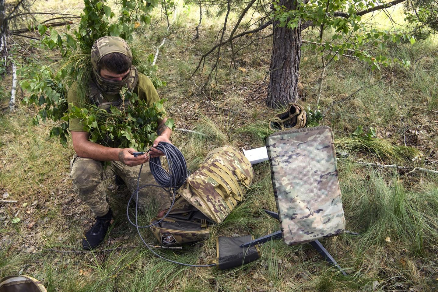Ukrainian Soldiers Of The 61st Separate Mechanized Brigade During Military Exercises In The Chernihiv Region