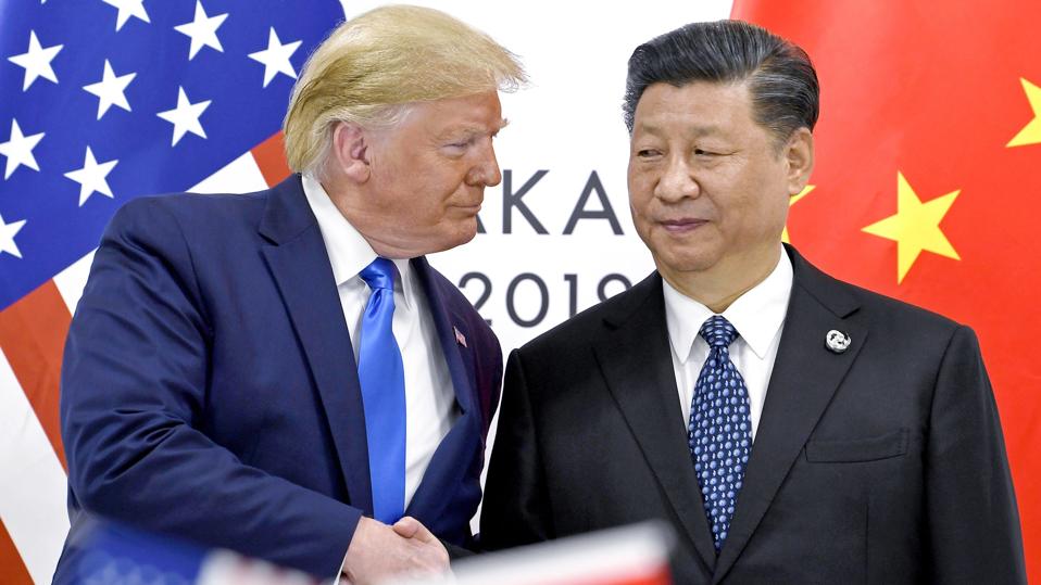 Donald Trump and China President Xi Jinping