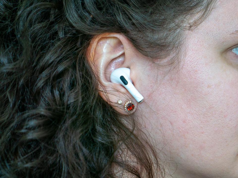 Apple AirPods Pro 2 in an ear.