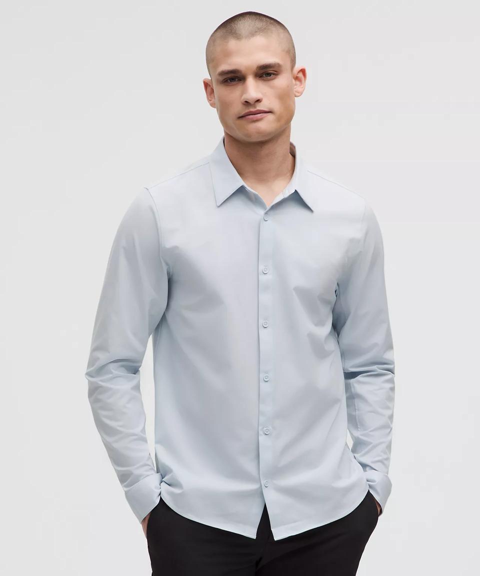 slim fit dress slacks Premium Muscle Fit Shirt Black main image 0