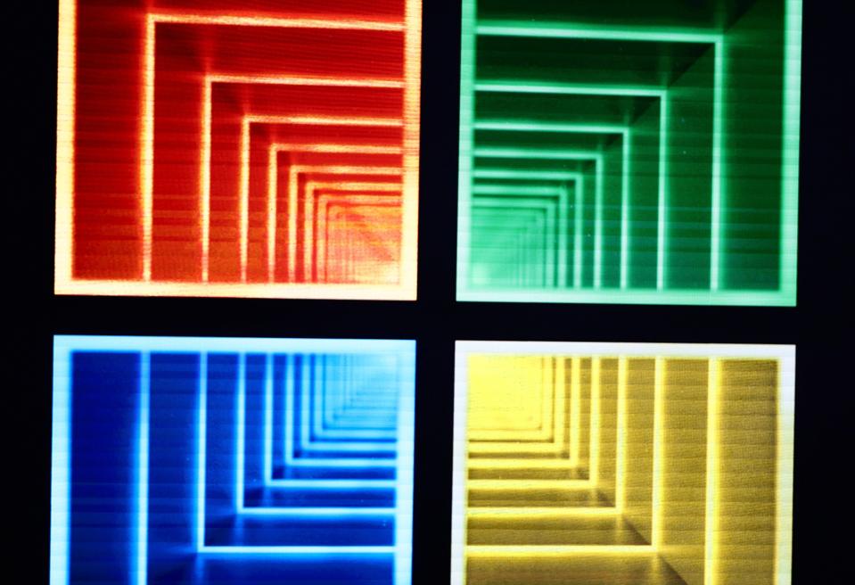 Windows logo in lights