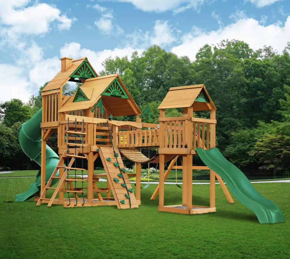 Gorilla Playsets Kidkraft Lookout Extreme Wooden Swing Set Stores