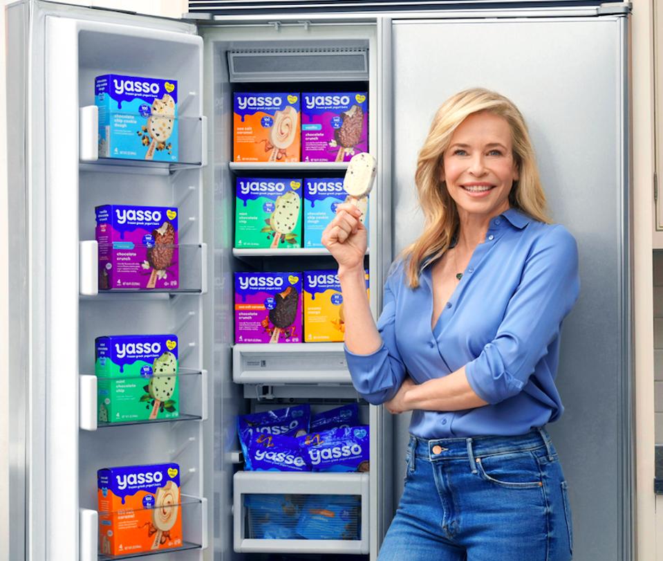 Chelsea Handler Teams Up With Yasso For A 'Handle Your Freezer