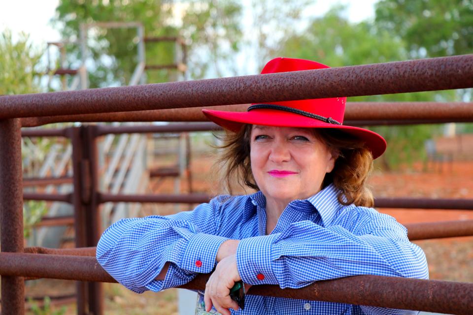 Gina Rinehart in regional WA