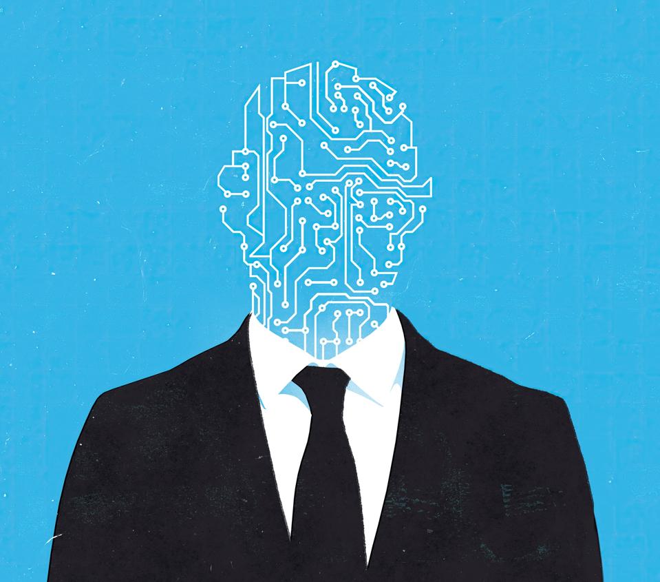 Businessman illustration made by artificial intelligence.