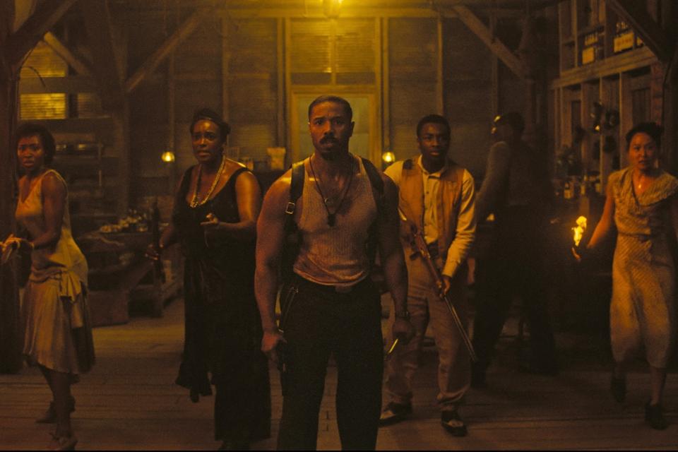 Wunmi Mosaku, Michael B. Jordan, and Miles Caton star in "Sinners."
