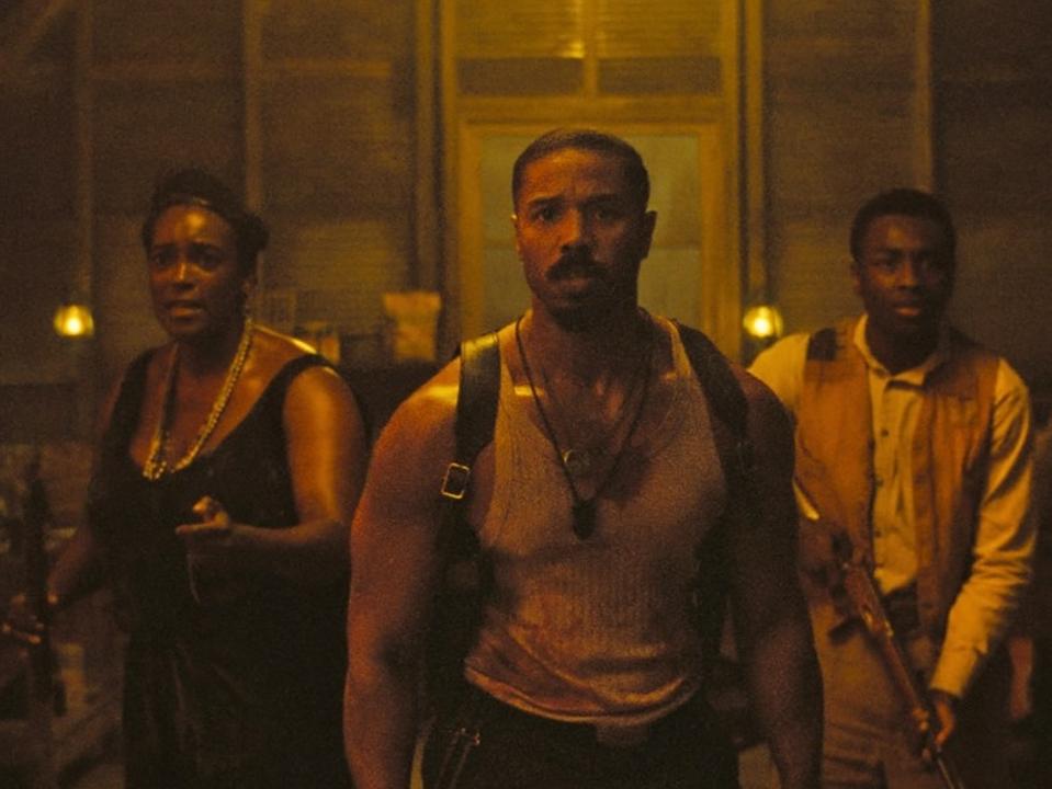 Wunmi Mosaku, Michael B. Jordan, and Miles Caton star in "Sinners."