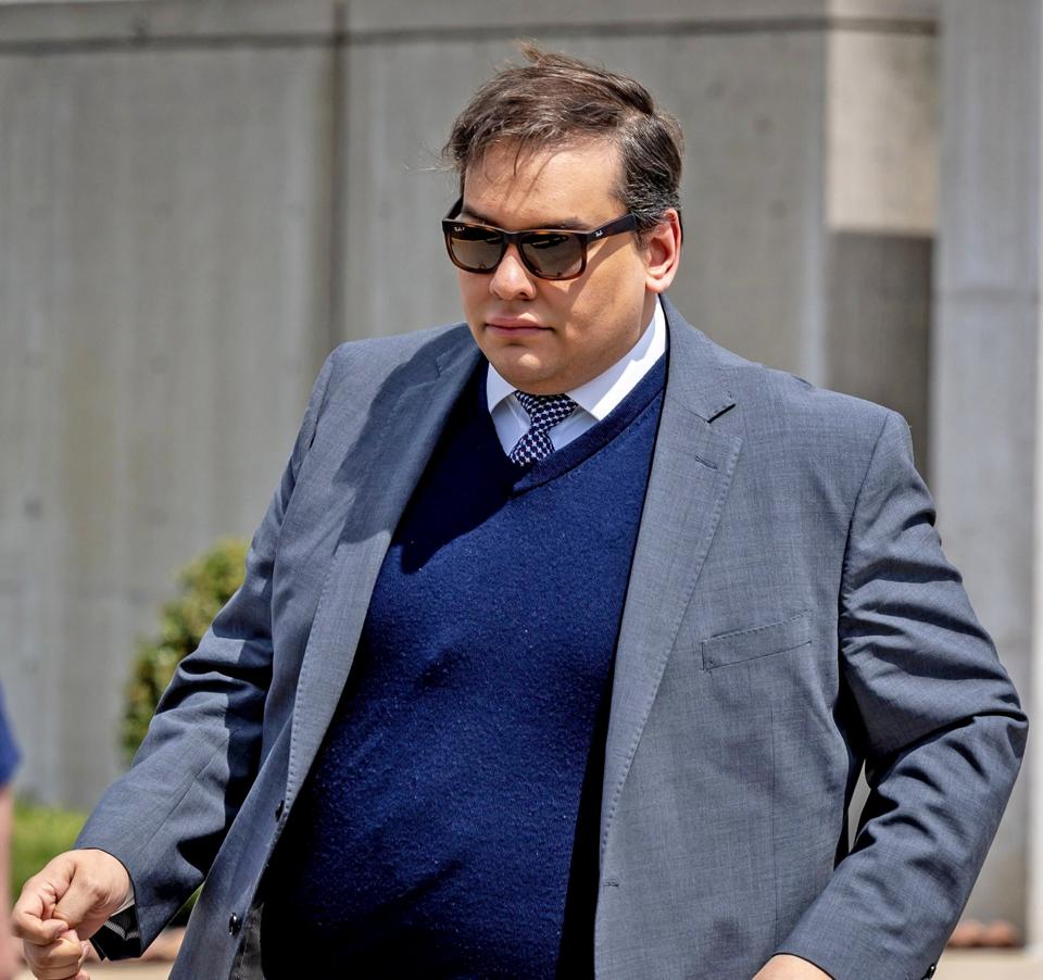 George Santos leaves Long Island court after being sentenced to prison