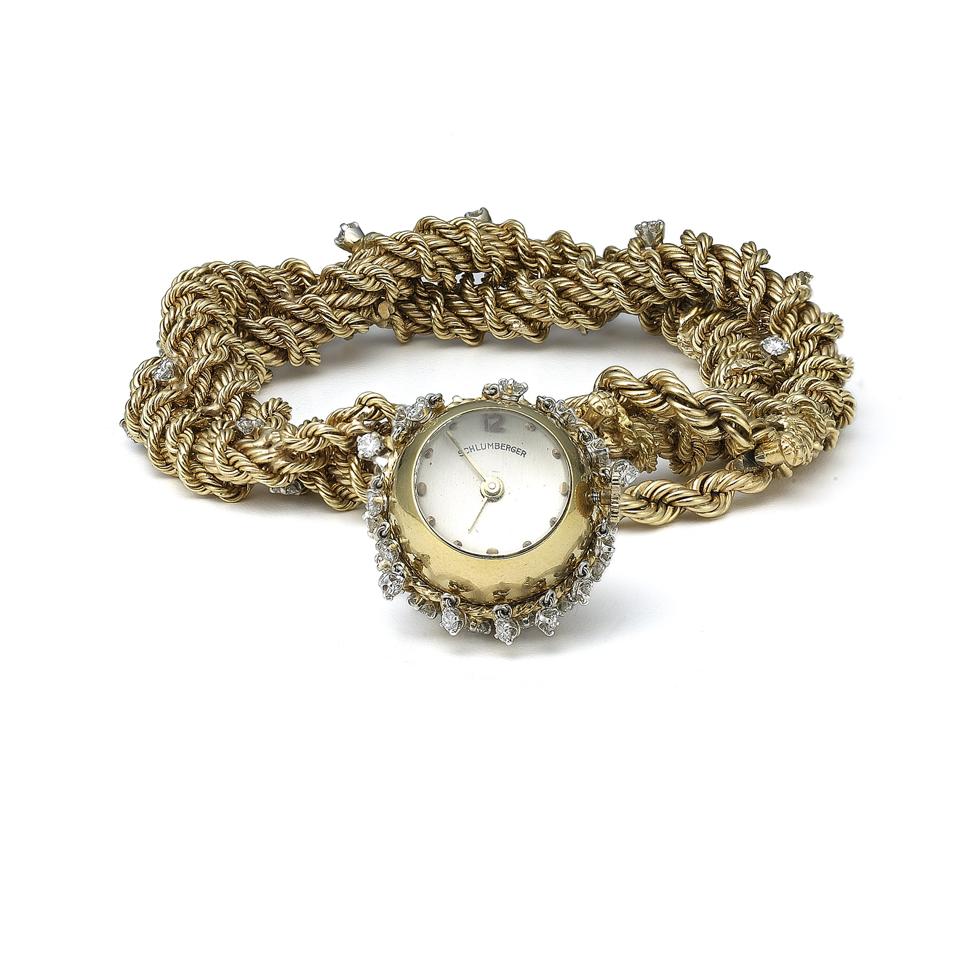 Rope inspiration - Tiffany & Co. Wristwatch 1957-1970 @Tiffany Archives