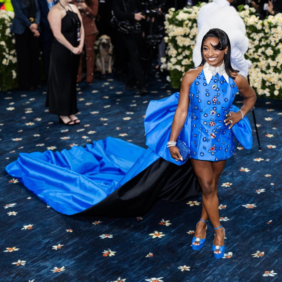Simone Biles wears the Audemars Piguet Royal Oak Mini at the 2025 Met Gala