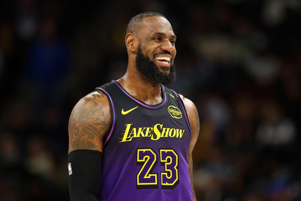 Los Angeles Lakers forward LeBron James.