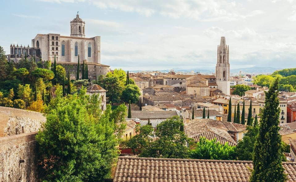 Santa Maria Cathedral in Girona, Catalonia, Spain