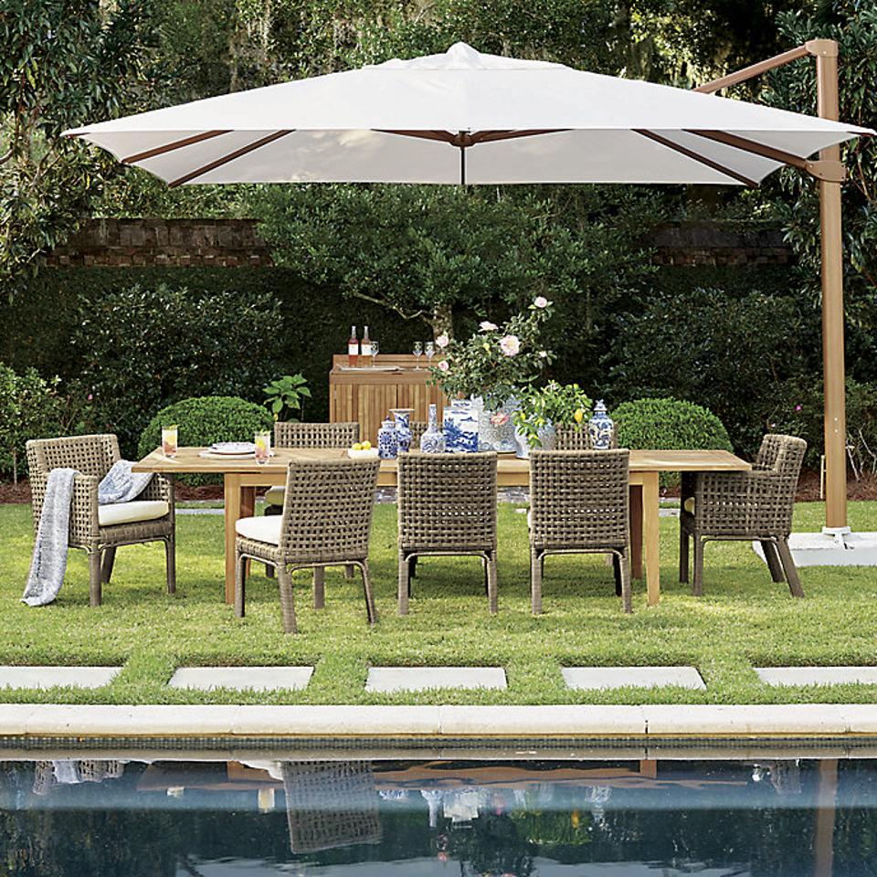 best patio umbrella for table Giantex 5 ft Square Umbrella, Outdoor w/ 4 Sturdy Ribs, Solid Steel Pole, Quick-Release Push Button, Weatherproof Canopy, Ideal Poolside, Market, Backyard : Patio, Lawn & Garden while the rust AMMSUN 6.5ft Patio Table Umbrella,Maroon