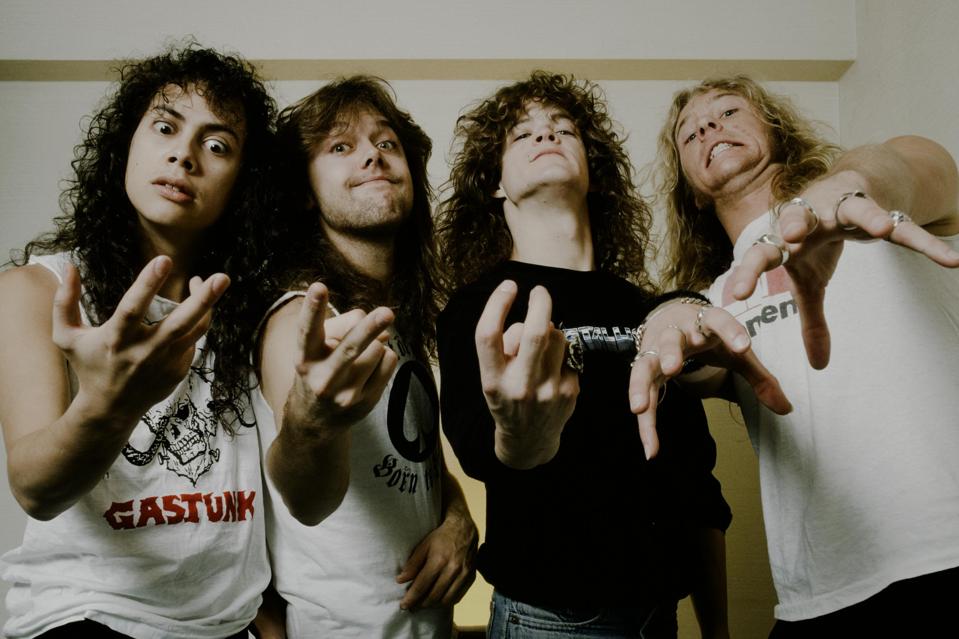 Metallica In Photo Session At A Hotel