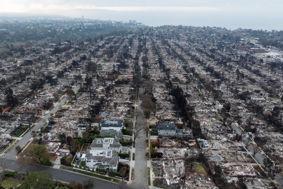 Palisades Fire Leaves Neighborhoods In Ruins