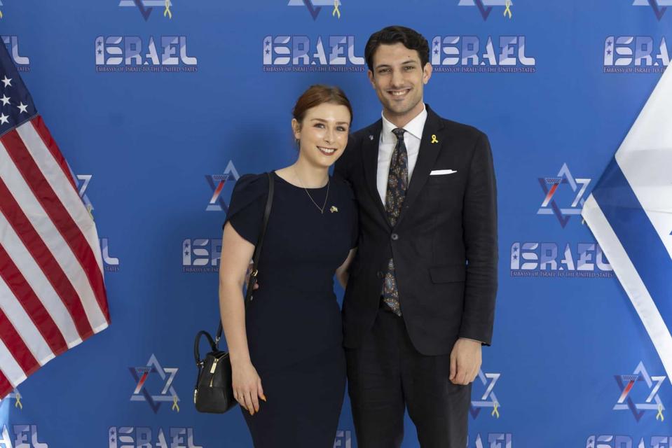 Israel's embassy in the US has posted a photo of the two victims of the shooting overnight in Washington