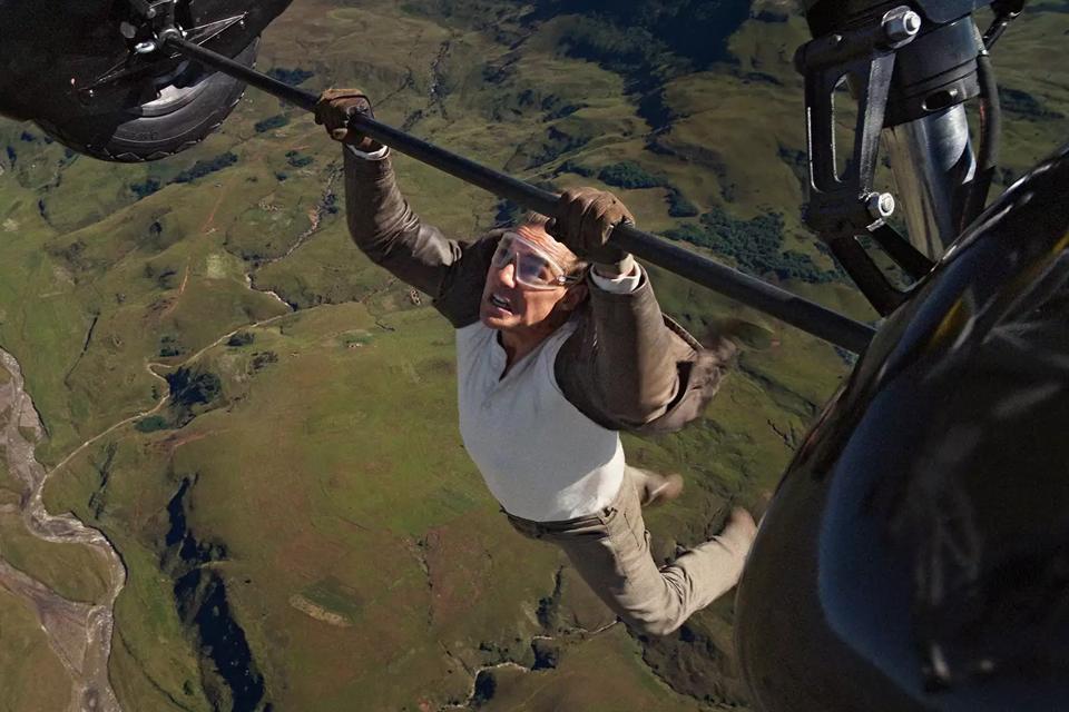 Tom Cruise, Simon Pegg and Hayley Atwell in Mission- Impossible - The Final Reckoning.