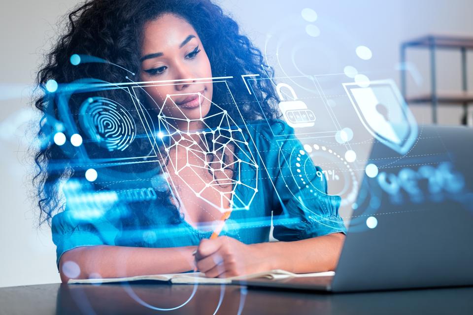 Black woman mastering CompTIA AI fast