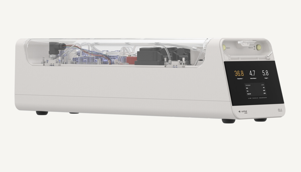 The Cortical Labs CL1 biological computer with human brain cells.