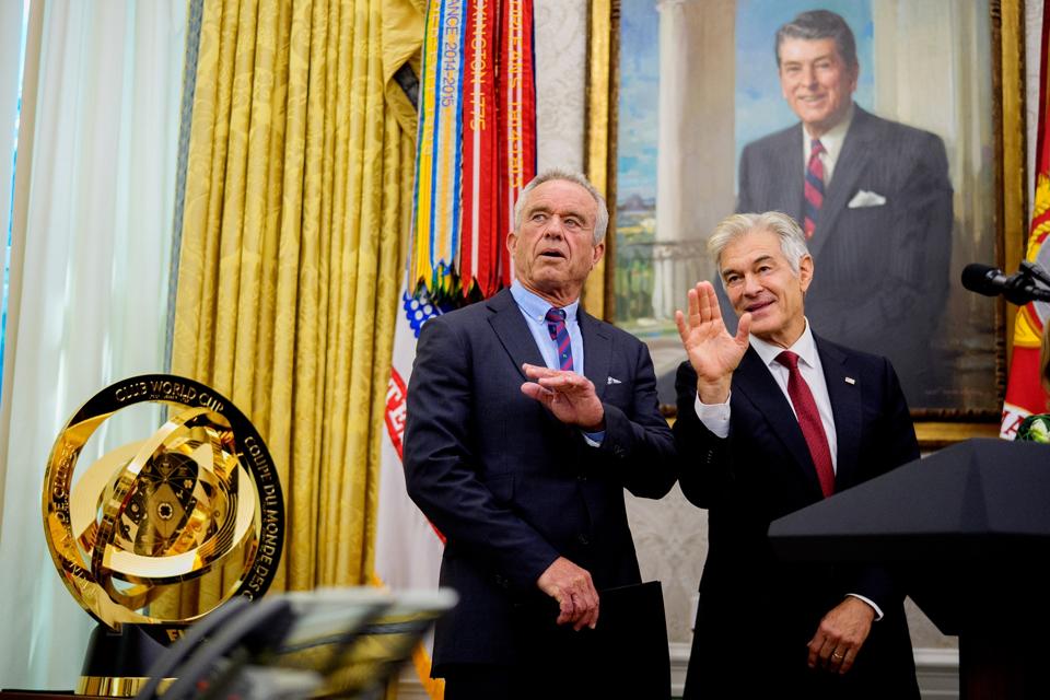 President Trump Participates In Swearing-In Ceremony For Medicare and Medicaid Services Administrator Dr. Mehmet Oz