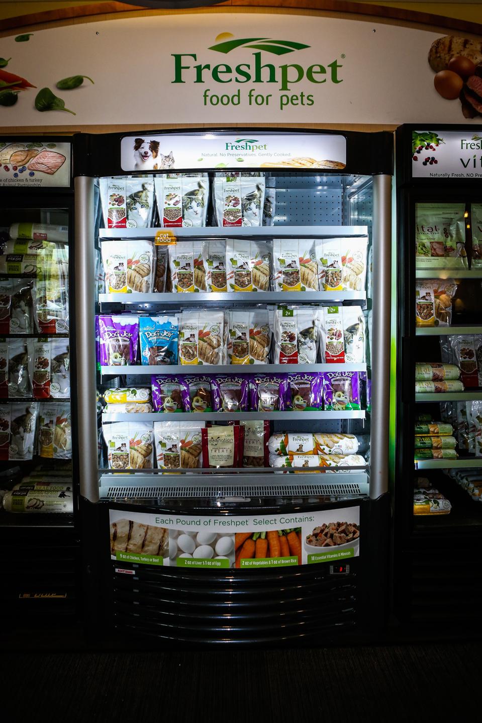 Pet Food Production Inside The Freshpet Inc. Facility